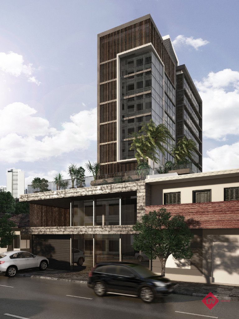 Salas Comerciais<br />São Pelegrino<br />Caxias Do Sul<br /><br />Sala aérea com 2 banheiros sociais, com 2 vagas de garagem,2 elevadores, Hall de entrada com pé direito duplo, flexibilidade de planta nos movimentos. Situado em frente à tradicional Igreja São Pelegrino, está em ponto nobre da cidade, próximo a bancos, escolas e shopping center, projeto eco eficiente e design inovador.